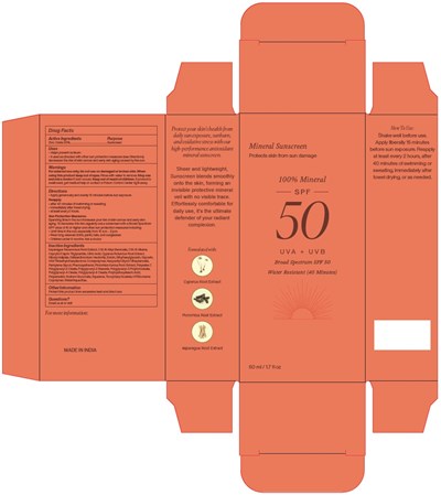 "image Description" (Mineral Sunscreen Spf 50ml Carton Label)