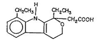 7e2f72a2-a76f-46a0-9a0b-4414633bb864-01.jpg Structural formula for etodolac - 7e2f72a2 a76f 46a0 9a0b 4414633bb864 01