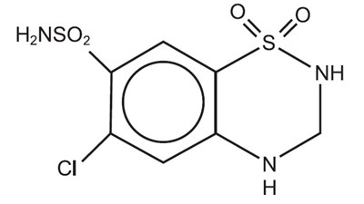 Hydrochlorothiazide (Bisohctztablets Figure 02)