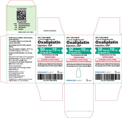 oxa0u-0000-08.jpg Principal Display Panel - Oxaliplatin Injection, USP 50 mg Carton - oxa0u 0000 08