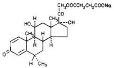 Chemical Structure - solu medrol 01