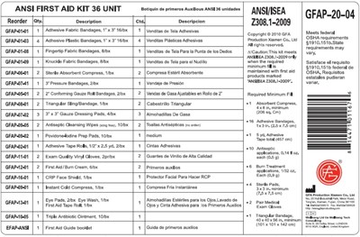 Gfa First Aid Kit (Firstaid Kit36 1)