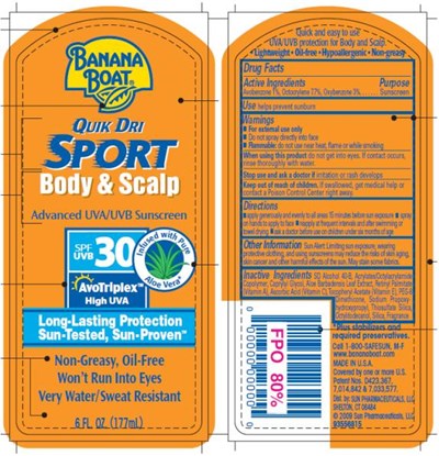 Principal Display Panelbanana Boat Quik Dri Sport Body And Scalp Spf 30 (Banana Boat Quik Dri Sport Body And Scalp Spf 30 01)