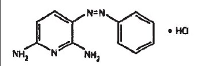 Chemical Structure - phenazopyridine 01