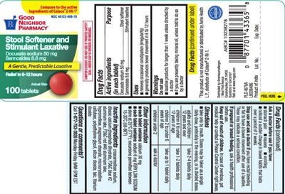Docusate Sodium 50 mg Sennosides 8.6 mg (Stool With Laxative 8 6 mg Red Tablets Tcb 1)