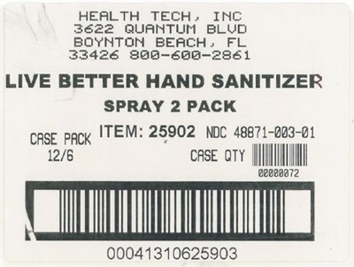 Live Better Shipper Label (Lbshipperlabel)