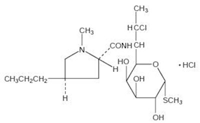 Structural Formula Of Clindamycin Hydrochloride (Clindamycin HCl Capsule 1)