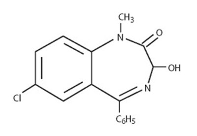 Structural Formula (Temazepam Usp 2)
