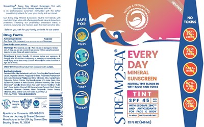Every Day Mineral Sun Screen Tint Spf 45 (946ml) (LABEL)