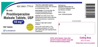 Package Label.principal Display Panel- 10 mg (100 Tablets Bottle) (Prochlorperazine Fig2)