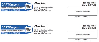 Daptomycin Carton Label 0338-0714-24 2 Of 3 (Image 13)