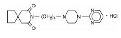 structural formula - buspirone 1