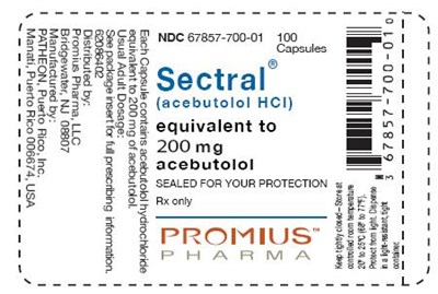 sectral-200mg-100ct-display-panel.jpg image of 200 mg package label - sectral 200mg 100ct display panel