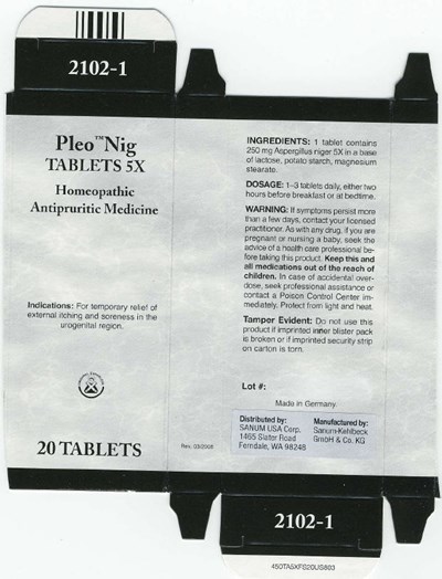 pleo-nig-01.jpg Principal Display Panel - 20 Tablets Carton - pleo nig 01