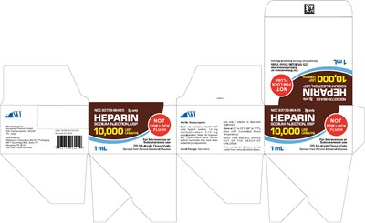 PACKAGE LABEL-PRINCIPAL DISPLAY PANEL - 10,000 USP Units/mL - 1 mL Container-Carton [25 Multiple Dose Vials] - heparin fig10