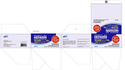 PACKAGE LABEL-PRINCIPAL DISPLAY PANEL - 10,000 USP Units/10 mL (1,000 USP Units/mL) - 10 mL Container-Carton [25 Multiple Dose Vials] - heparin fig4