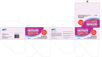 PACKAGE LABEL-PRINCIPAL DISPLAY PANEL - 30,000 USP Units/30 mL (1,000 USP Units/mL) - 30 mL Container-Carton [25 Multiple Dose Vials] - heparin fig6