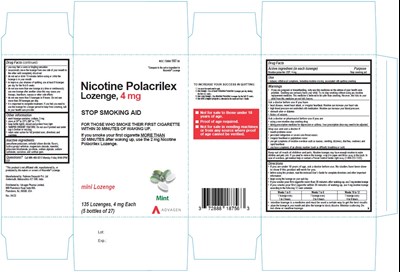 nicotine-polacrilex-lozenge-4-mg-135-carton-label.jpg nicotine Polacrilex Lozenge, 4 mg - NDC 72888-187-53 - 135s Carton Label - nicotine polacrilex lozenge 4 mg 135 carton label