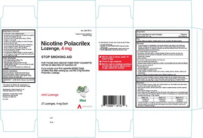 nicotine-polacrilex-lozenge-4-mg-27-carton-label.jpg nicotine Polacrilex Lozenge, 4 mg - NDC 72888-187-53 - 27s Carton Label - nicotine polacrilex lozenge 4 mg 27 carton label