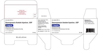 Desmopressin-Acetate-Injection-Carton-Label - Desmopressin Acetate Injection Carton Label