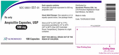 Package Label-principal Display Panel (500 mg (100 Capsules Bottle))