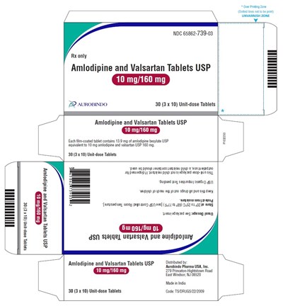 PACKAGE LABEL-PRINCIPAL DISPLAY PANEL - 10 mg/160 mg Blister Carton (3 x 10 Unit-dose) - amlo val fig8