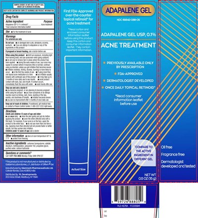 Adapalene Usp 0.1% (retinoid)* *read Consumer Information Leaflet (Adapalene Gel 1)