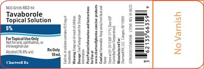 Image Description (Tavaborole Topical Solution 10ml Bottle Label)