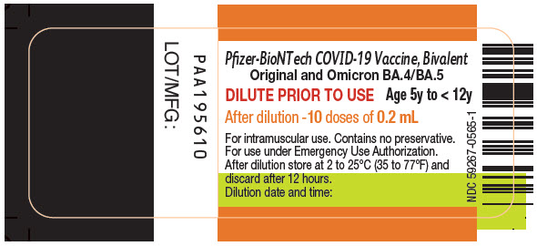 NDC 59267-0565 Pfizer-biontech Covid-19 Vaccine, Bivalent Injection ...