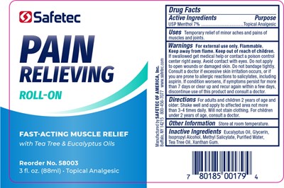 Principal Display Panel (3 oz. Bottle Label)