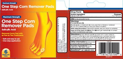 Principal Display Panelmaximum Strengthone Step Corn Remover Pads (One Step Corn Remover Pad 01)