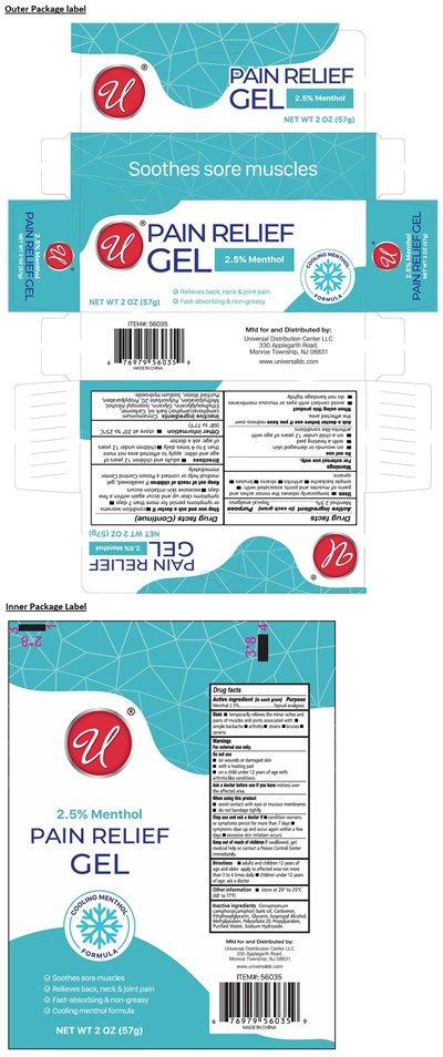 2.5% Menthol Pain Relief (52000440 2)