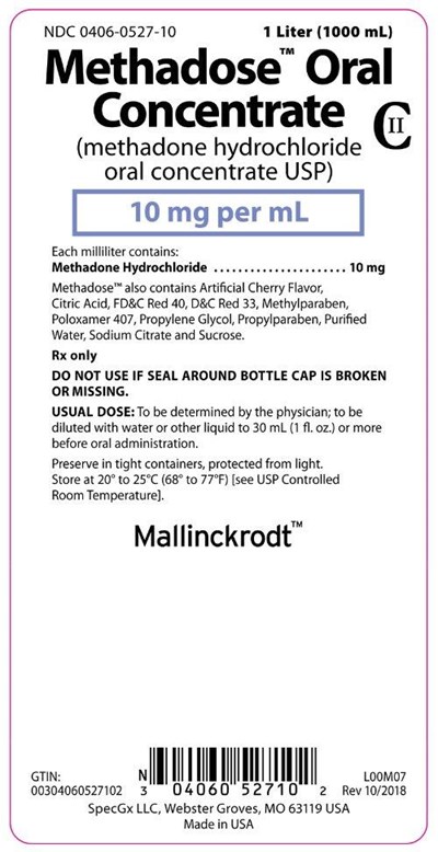 methadose-oral-concentrate-2.jpg Methodose™ Oral Concentrate 1 Liter Bottle Label - methadose oral concentrate 2