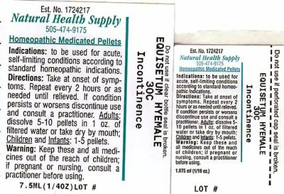 Incontinence Label (Nhs Incontinence)