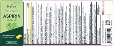 Aspirin - label