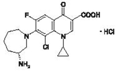 Besifloxacin Hydrochloride Structural Formula (964c5a85 3cc2 4d53 Ab7d F8d205d997e4 01)