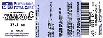 Principal Display Panel (37.5 mg Label)
