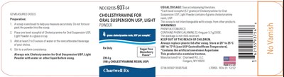 cholestyramine-4g-per-scoopful-54-label.jpg cholestyramine-ndc62135-008-54-label - cholestyramine 4g per scoopful 54 label