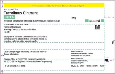 Tacrolimus Ointment-0.03%-100g Foil (Tacrolimus Ointment 100g 003 Foil)