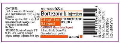 bortezomib-injection-11.jpg PRINCIPAL DISPLAY PANEL - 3.5 mg/1.4mL Vial Label - bortezomib injection 11