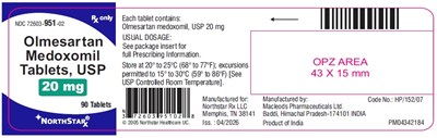 112 (Olmesartan Tablets 20mg 90s)