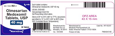 676 (Olmesartan Tablets 40mg 30s)