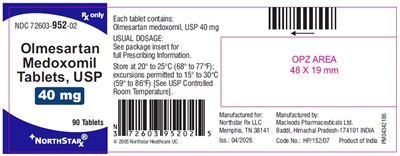 889 (Olmesartan Tablets 40mg 90s)