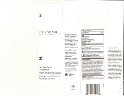 Image Of Product: Perricone Md No Foundation Spf30 (Imagenff20)