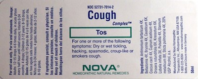 Cough Complex Bottle (Nova Cough Bottle)