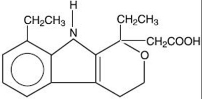 Chemical Structure - etodolac 01
