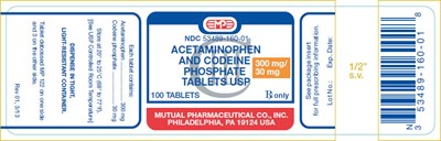acetaminophen-04.jpg PRINCIPAL DISPLAY PANEL - 300 mg/30 mg Bottle Label - acetaminophen 04