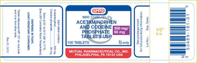 acetaminophen-05.jpg PRINCIPAL DISPLAY PANEL - 300 mg/60 mg Bottle Label - acetaminophen 05