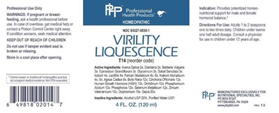 VIRILITY  LIQUESCENCE - Virility Liquescence 12 21 