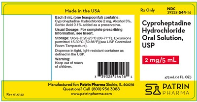 cyproheptadine-02.jpg PRINCIPAL DISPLAY PANEL - 473 mL Bottle Label - cyproheptadine 02
